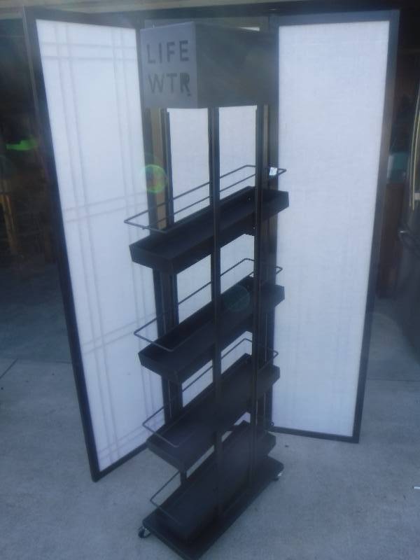 lot 2831 image: Brand new Life water display merchandiser wrack- rolls lot 2