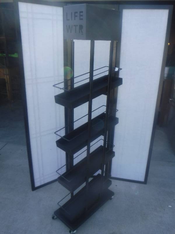 lot 2832 image: Brand new Life water display merchandiser wrack- rolls lot 3
