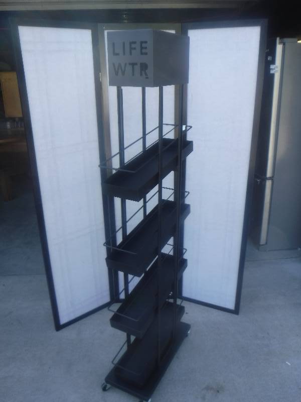 lot 2833 image: Brand new Life water display merchandiser wrack- rolls lot 4