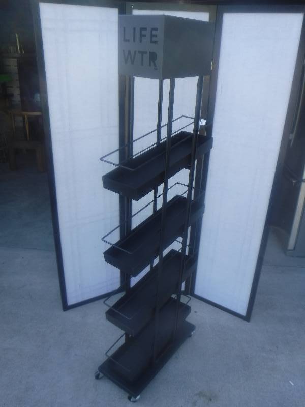 lot 2834 image: Brand new Life water display merchandiser wrack- rolls lot 5