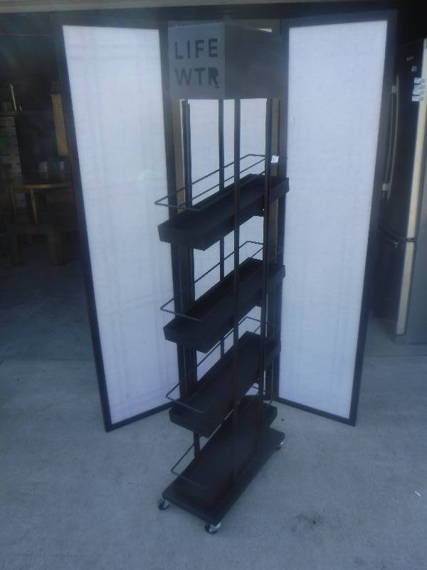 lot 2835 image: Brand new Life water display merchandiser wrack- rolls lot 6
