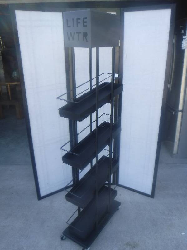 lot 2836 image: Brand new Life water display merchandiser wrack- rolls lot 7