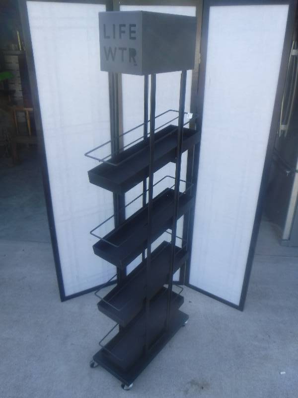 lot 2837 image: Brand new Life water display merchandiser wrack- rolls lot 8