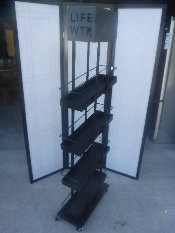 lot 2839 image: Brand new Life water display merchandiser wrack- rolls lot 10