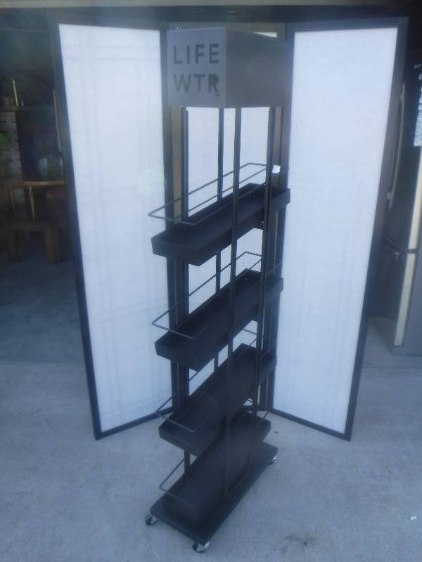lot 2842 image: Brand new Life water display merchandiser wrack- rolls lot 13