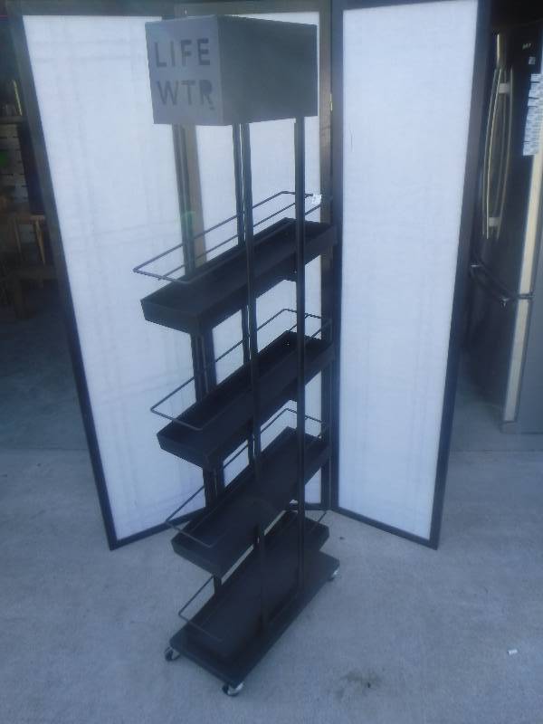 lot 2843 image: Brand new Life water display merchandiser wrack- rolls lot 14