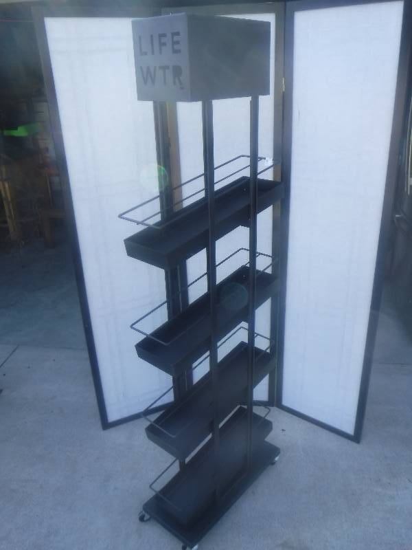 lot 2845 image: Brand new Life water display merchandiser wrack- rolls lot 16
