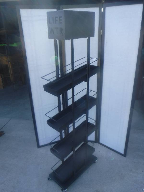 lot 2846 image: Brand new Life water display merchandiser wrack- rolls lot 17