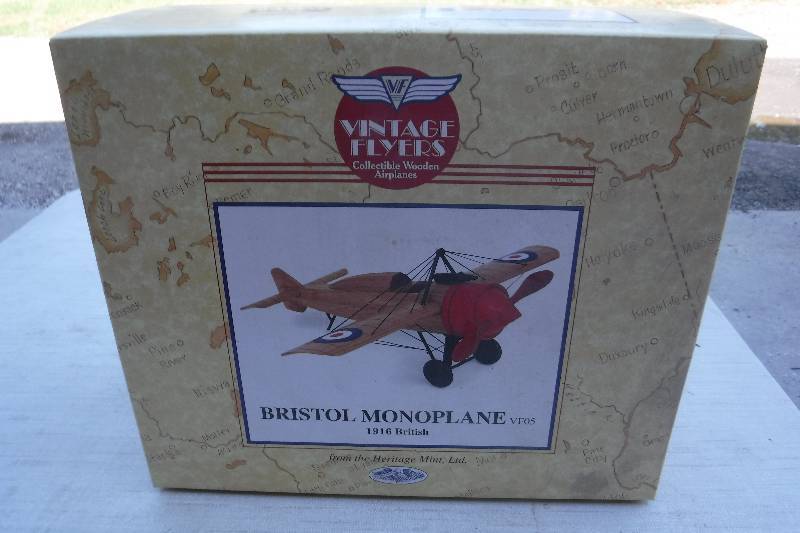 lot 7454 image: Vintage Fliers Collectible airplanes- Bristol Mono plane