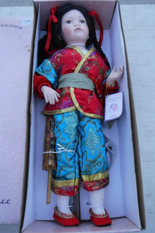 lot 7476 image: J. Misa collection porcelain doll