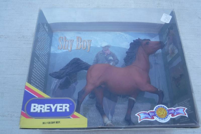 lot 7484 image: Breyer 50th anniversary  Shy boy horse toy collectible