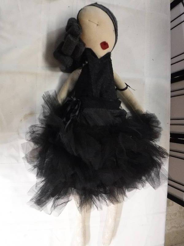 lot 6751 image: London House of dolls handmade rag doll