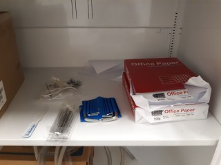 lot 7283 image: Office Paper And Assorted Items