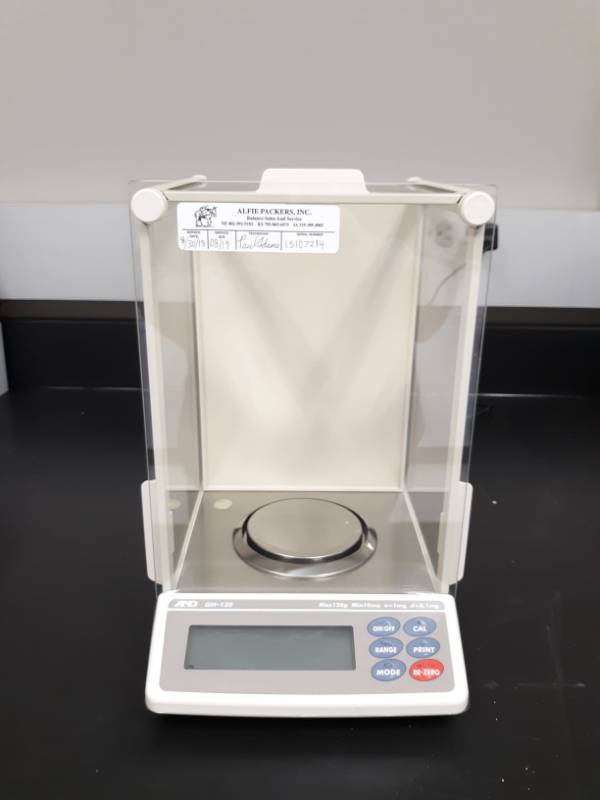 lot 7436 image: AND GH120 Analytical Balance Precision Weighing Scale Serial 15107214
