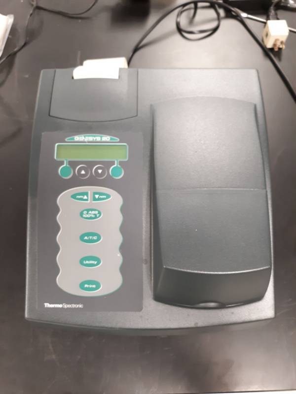 lot 7464 image: Thermo Spectronic Genesys 20 Model 40014 Serial 3SGJ332008