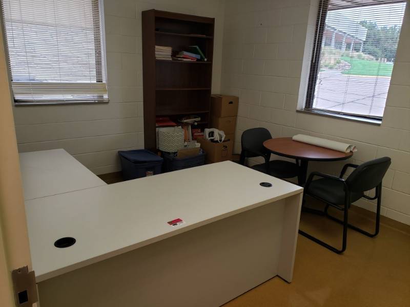 lot 7545 image: Office Furniture Lot (Small Contents not Included)
