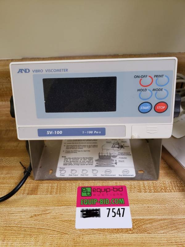 lot 7547 image: AND Vibro Viscometer SV-100