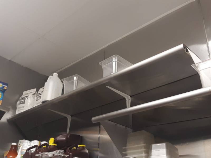 lot 1004 image: (4) Stainless Steel Shelves
