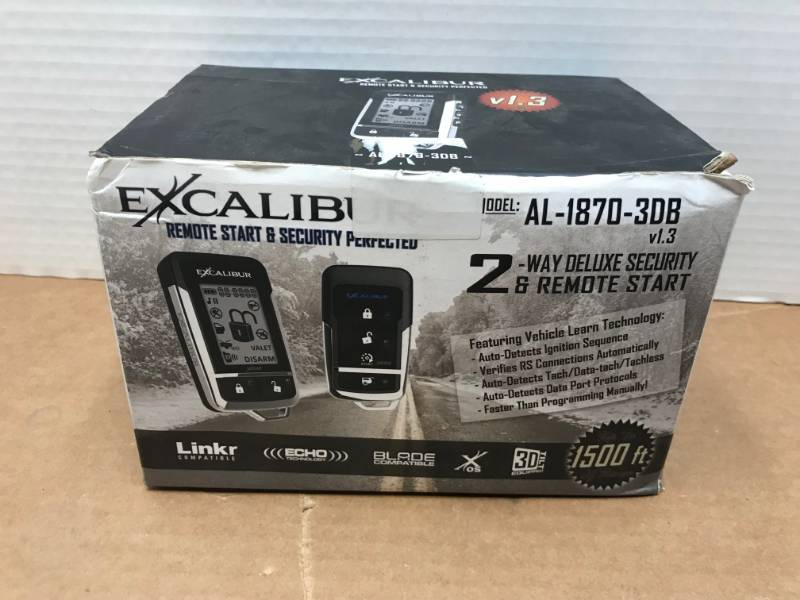lot 3010 image: EXCAKUBUR REMOTE START SECURITY CAR ALARM