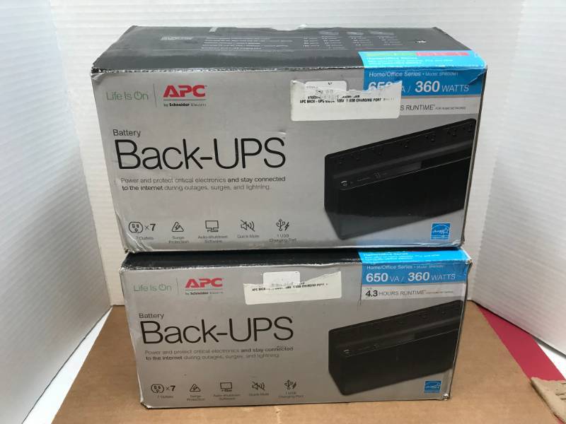 lot 3017 image: LOT OF APC BACK UPS NO BATTERY