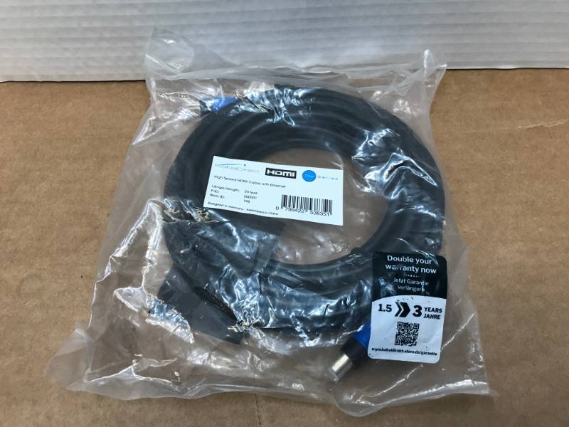 lot 3021 image: 20 FEET HIGH SPEED HDMI CABLE