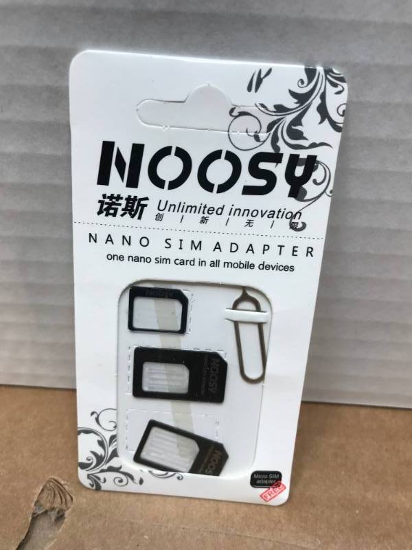 lot 3023 image: NOOSY NANO SIM ADAPTER FOR MOBILE DEVICES