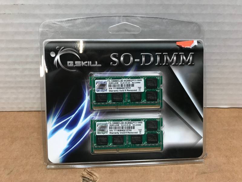 lot 3039 image: 8GB G-SKILL LAPTOP RAM DDR3