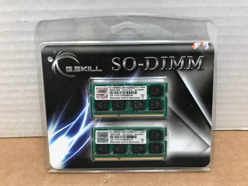 lot 3041 image: 8GB G-SKILL LAPTOP RAM DDR3