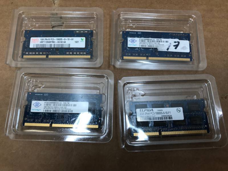 lot 3043 image: LOT OF DDR3 LAPTOP MEMORY
