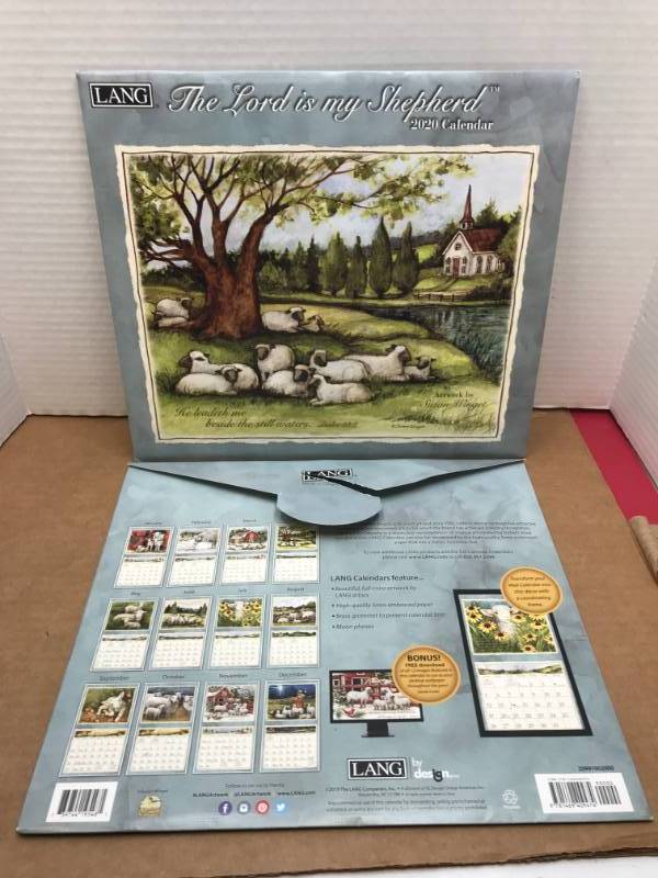 lot 3049 image: THE LORD IS MY SHEPHERD 2020 CALENDAR