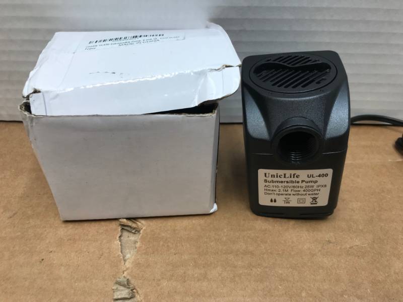 lot 3063 image: UNICLIFE SUBMERSIBLE PUMP UL-400