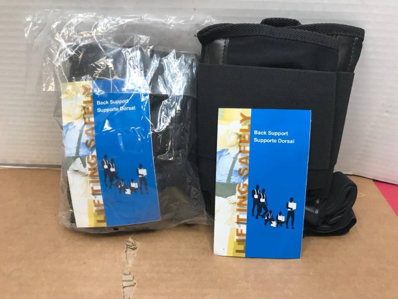 lot 3085 image: LOT OF 2 DELUXE DORSAL BACK SUPPORT