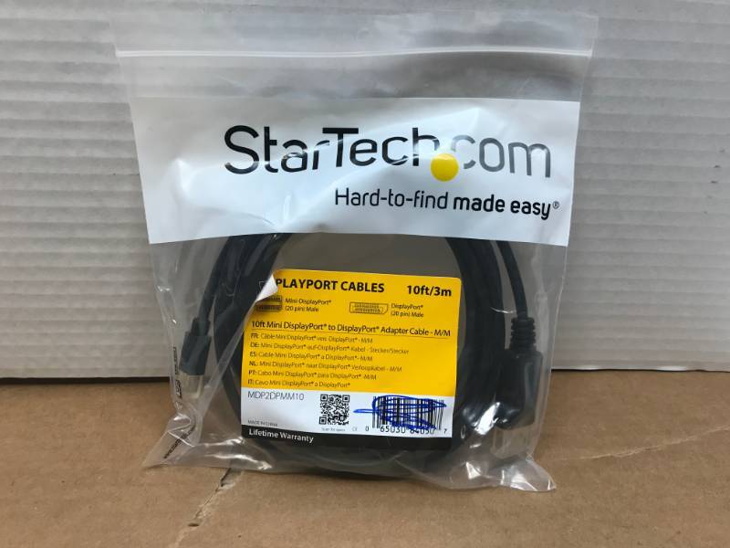 lot 3181 image: 10FT MINI DISPLAY PORT TO DVI - FOR MACBOOKS