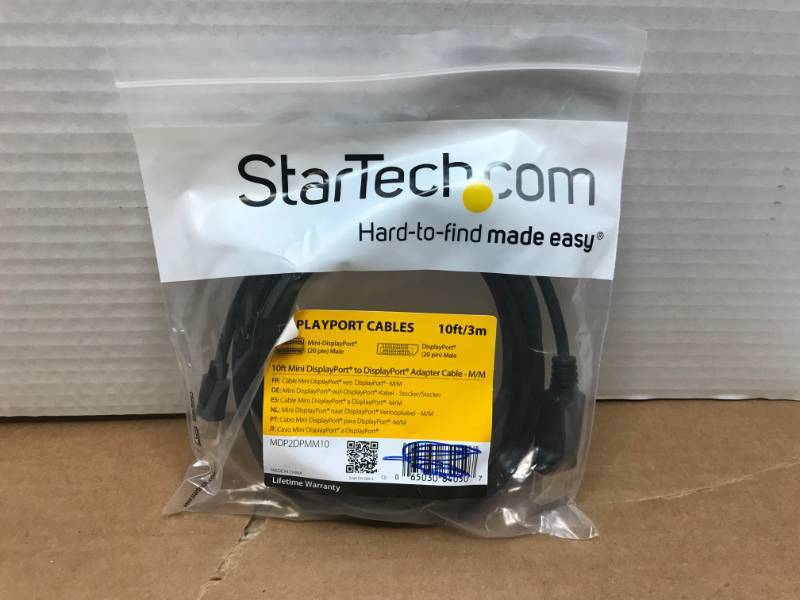 lot 3182 image: 10FT MINI DISPLAY PORT TO DVI - FOR MACBOOKS