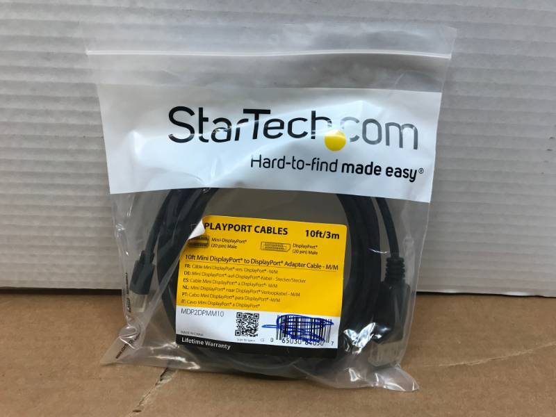lot 3183 image: 10FT MINI DISPLAY PORT TO DVI - FOR MACBOOKS