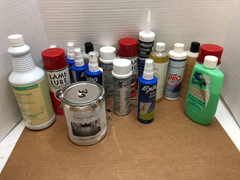 lot 3156 image: LOT OF MIX LIQUIDS