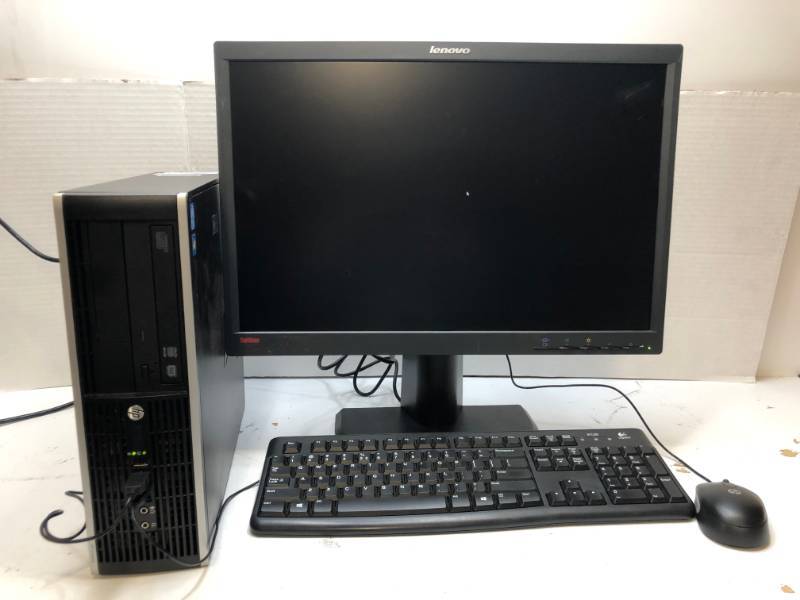 lot 3187 image: HP DESKTOP FULL SYSTEM
