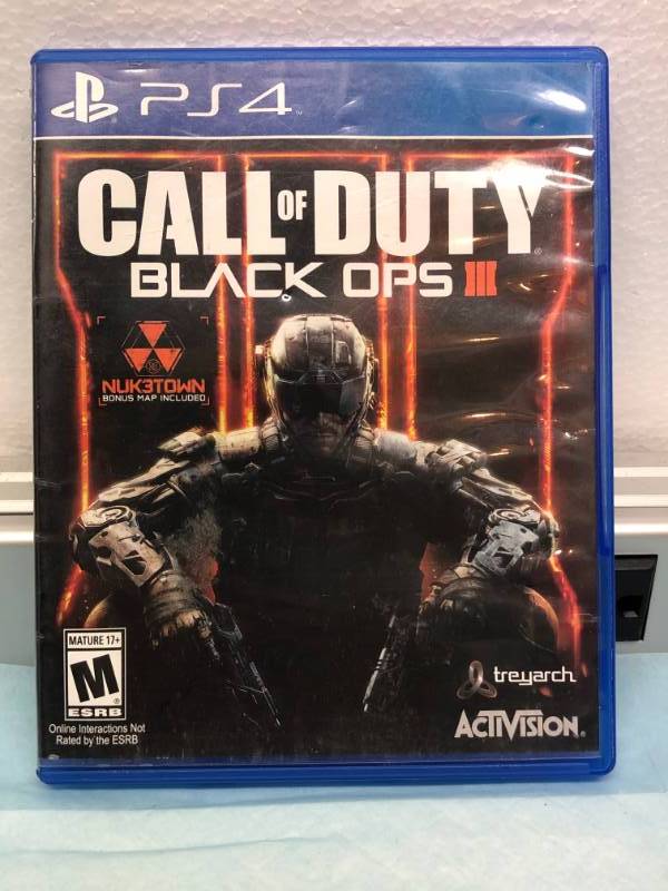 lot 3198 image: PS4 VIDEO GAME CALL OF DUTY BLACK OPS III