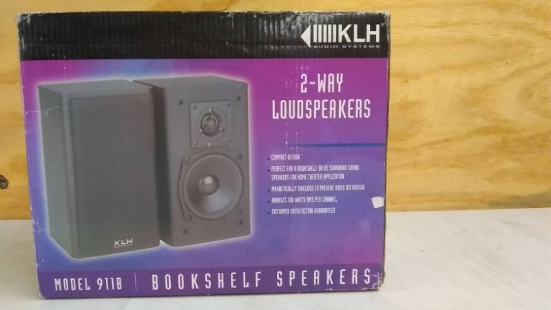 klh 911b bookshelf speakers