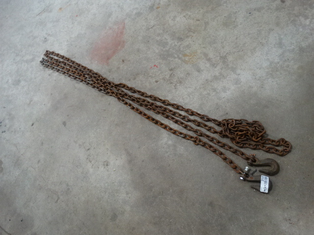 lot 2541 image: LONG log chain w hook on both ends