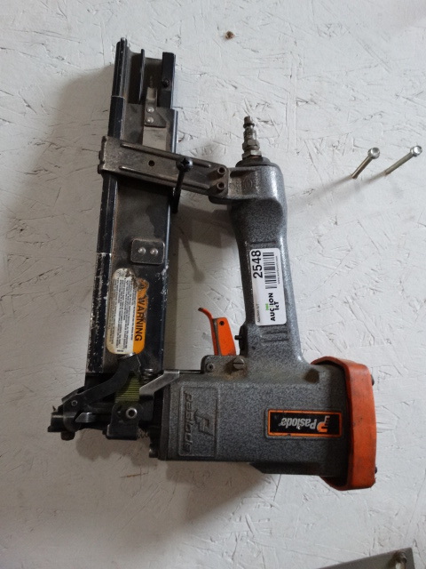 lot 2548 image: Paslode air staple gun
