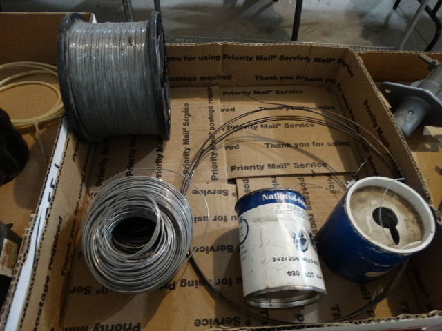 lot 2689 image: Assorted rolls of wire