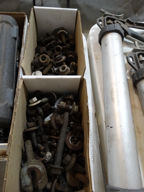 lot 2717 image: GM fender bolts