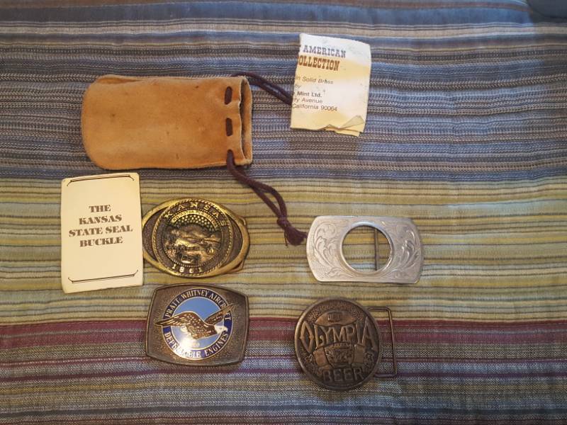 lot 3874 image: Assorted Belt Buckles