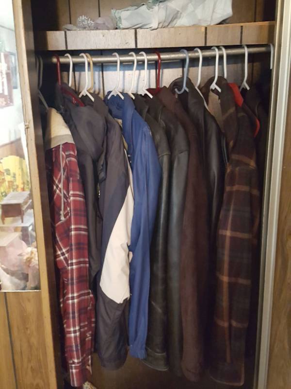 lot 3875 image: All Jackets in Closet - mostly size medium