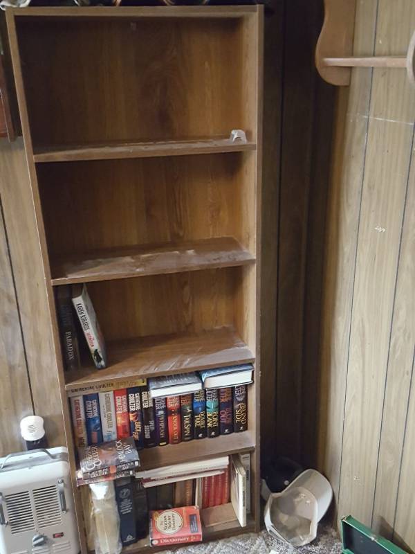 lot 3906 image: Bookshelf and Contents