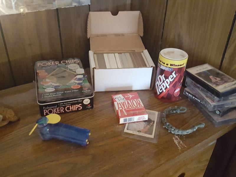 lot 3911 image: Baseball Cards, Poker Chips and Dr. Pepper Car