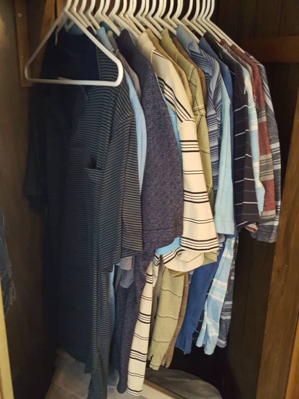 lot 3923 image: Polo Shirts in Closet