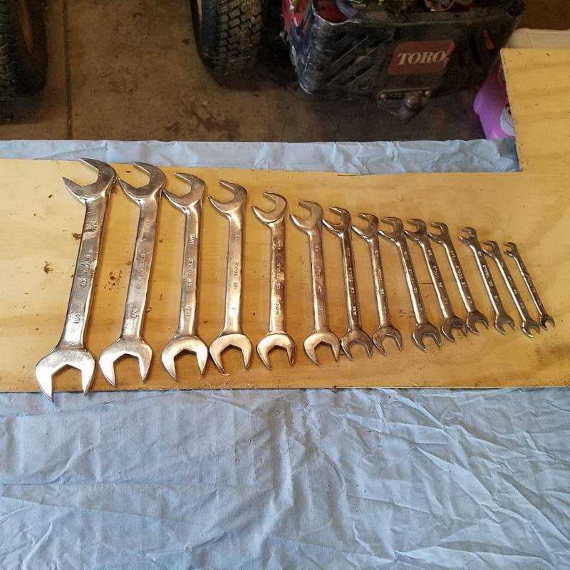 lot 3520 image: Offset Open-end Wrench Set