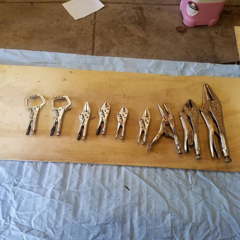 lot 3543 image: Assorted Locking Pliers